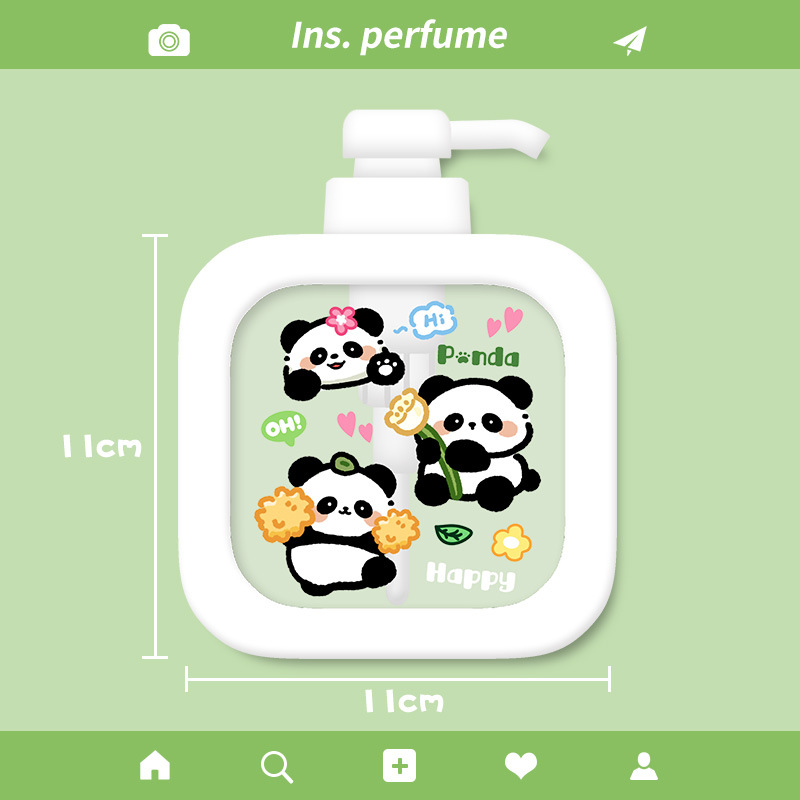 흰색 - 팬더 세 마리