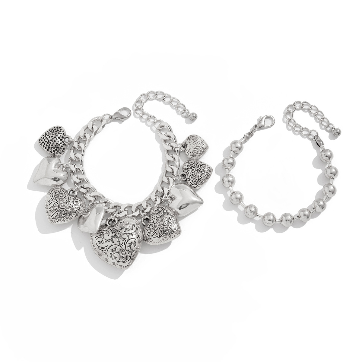 Rétro Style Classique Métal Forme De Cœur Femmes Ensemble De Bijoux display picture 20