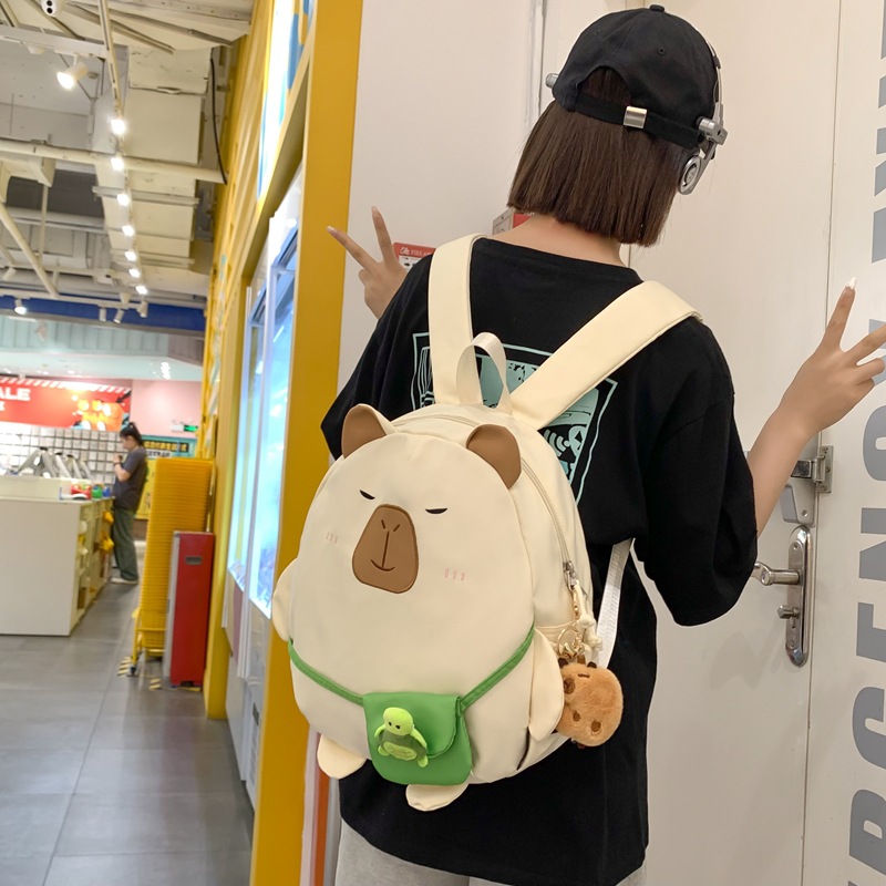 Mochila japonesa de dibujos animados encantadora para chicas, mochila de estudiantes universitarios, nueva mochila de gran capacidad.