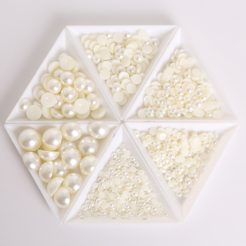 High-Gloss Flats-Bottomed Half-Sided Non-Porous Abs Imitation Pearl Loose Beads Handmade DIY Antique Hairpin Earrings Jewelry Material Accessories High-Gloss Flats-Bottomed Half-Sided Non-Porous Abs Imitation Pearl Loose Beads Handmade DIY Antique Hairpin Earrings Jewelry Material Accessories