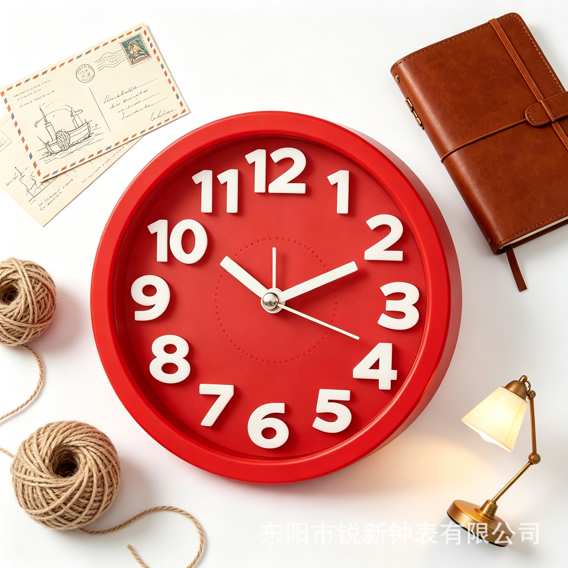 Directa de fábrica redonda tridimensional pequeño reloj de alarma estudiante reloj creativo moda simple reloj de alarma dormitorio decoración reloj image 8