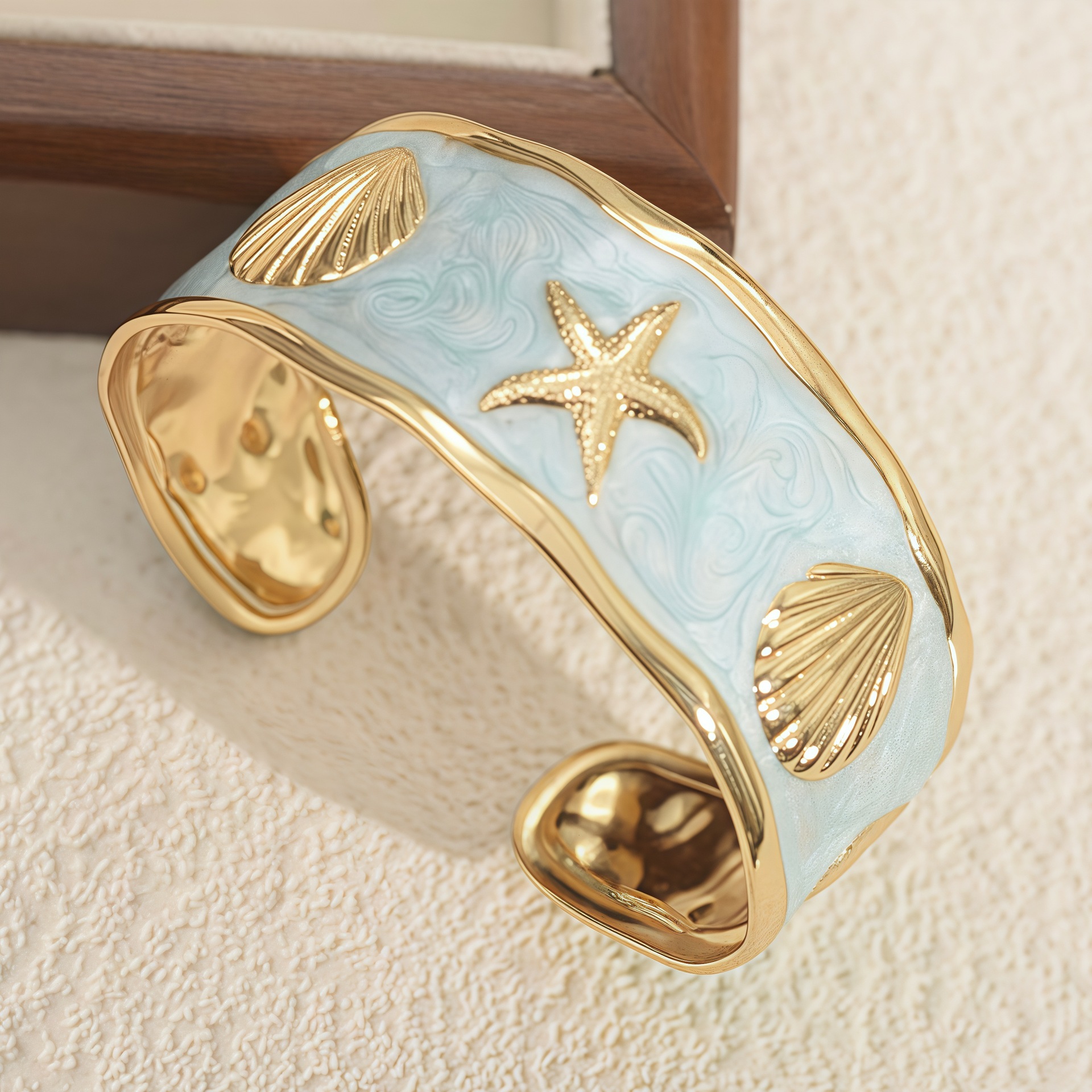 Pulsera azul estrella