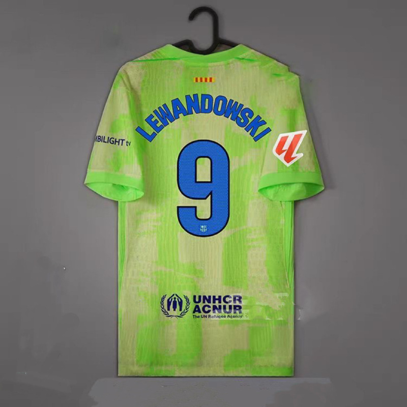 24252526 バルセロナ ホーム＆アウェイ グリーン プレーヤーズバージョン アマール 19番 サッカー スポーツジャージ チャンピオンズリーグ同型|undefined