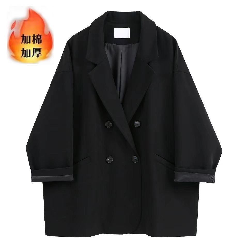 Plus Size Women's Autumn New Fashion Fat Korean Style Slim Trendy Retro Suit Jacket for Women