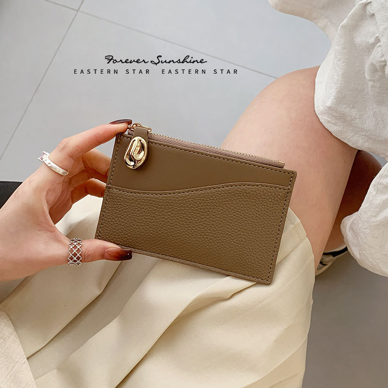Bump Hardware ~ New INS Mini Women's INS Solid Color Card Bag Simple Fashion Wallet Women's Student WALLET