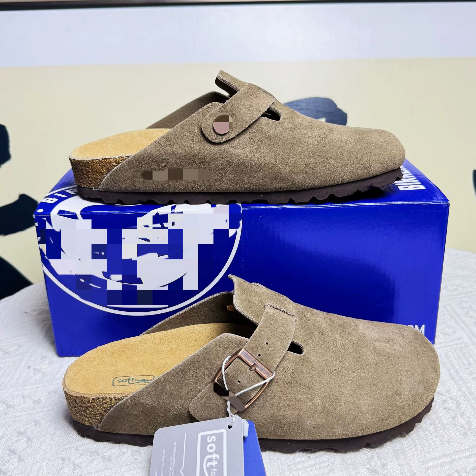 БК тапочки женские Баотоу рыбалка Birkenstock обувь Birkenstock полуподкладки из натуральной кожи пробка японская толстая подошва полуподкладки для мужчин и женщин