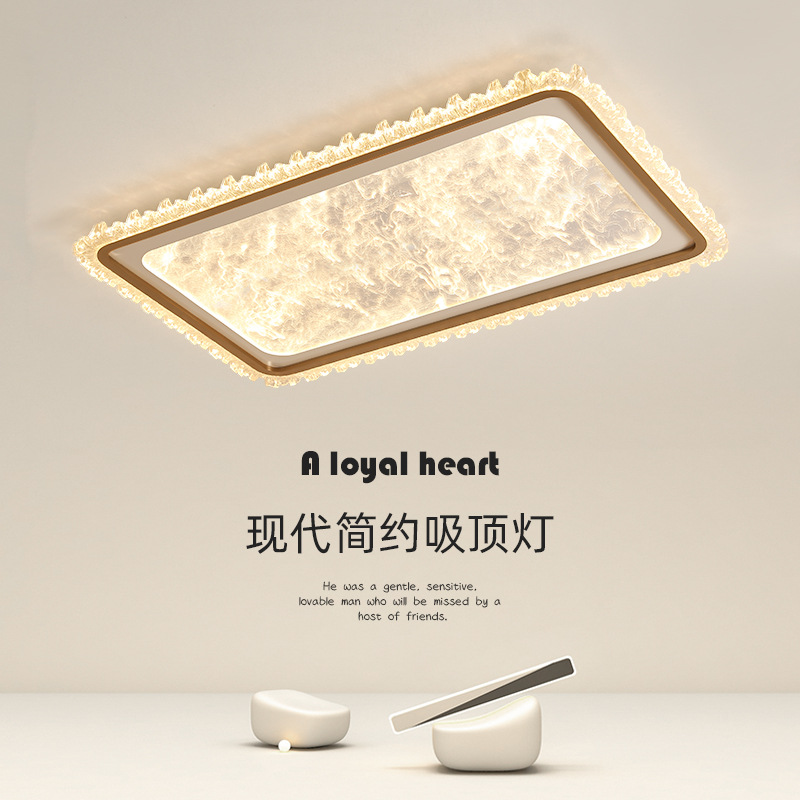 2025 nueva luz de techo de sala de estar italiana de espectro completo para proteger los ojos de lujo lujoso sensación de alto nivel dormitorio principal comedor dormitorio luz