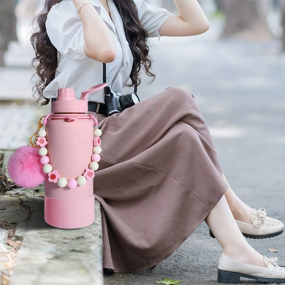 Открытый модный чайник с веревкой для бутылок с водой подвеска для воды