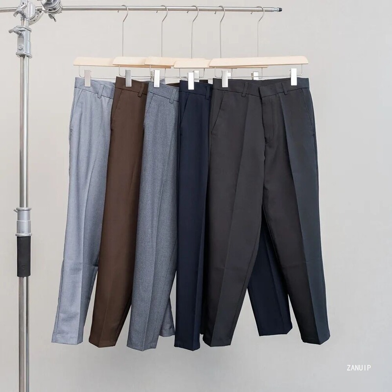 26 New Styles of Spring and Autumn Women's Elastic Casual Fashion Cropped Pants Smart Pants Dress Pants Commuter Pants for Women 479298