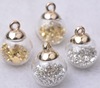 Glossy crystal, pendant, accessory handmade, earrings
