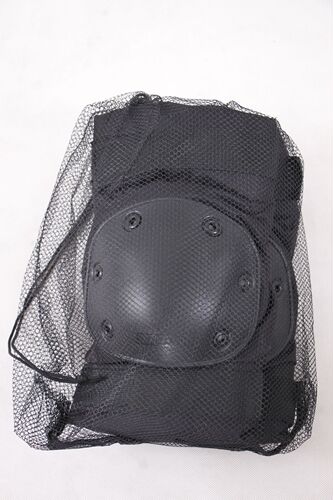 Knee pads and elbow pads four-piece set B type-outdoor self-defense protective gear CS equipment pulley riding training safety protective gear