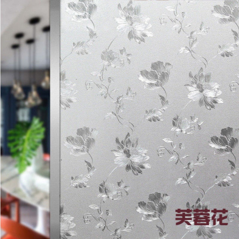 Static electricity Scrub window film Sticker Shower Room TOILET window Grilles paste Translucency transparent Anti emptied household