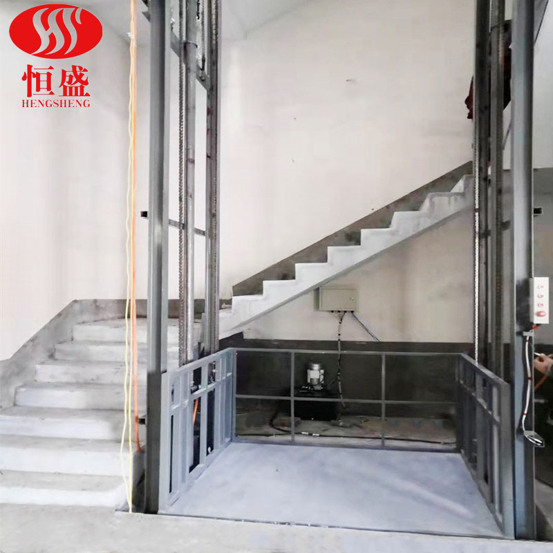 升降货梯双层升降机 电动液压升降平台导轨式货梯 仓库厂房升降机