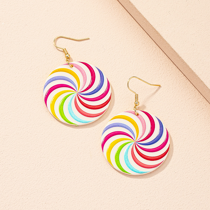 Nihaojewelry Fashion Lollipop Shape Fashion Earrings Wholesale Jewelry display picture 4