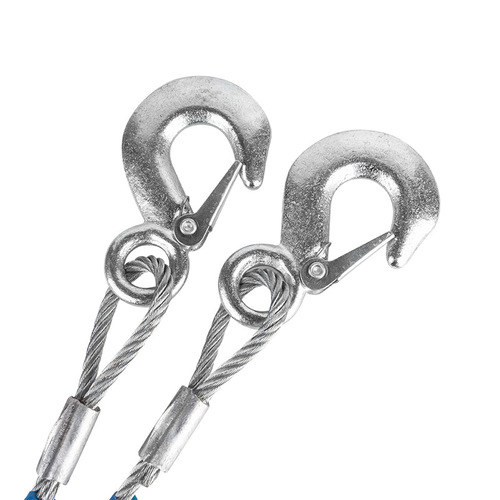 Emergency supplies wholesale 5*12 car tow rope 5 meters 7 tons steel wire tow rope/traction rope car tow rope