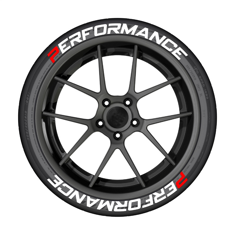 Pack Of Four Tire Performance Car Stickers_voghion.com