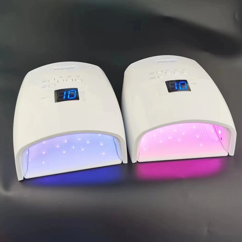 Lámpara de uñas de alta potencia, sensor inteligente, sincronización, fototerapia, máquina de uñas, lámpara de horneado de uñas LED, no máquina de uñas de mano negra