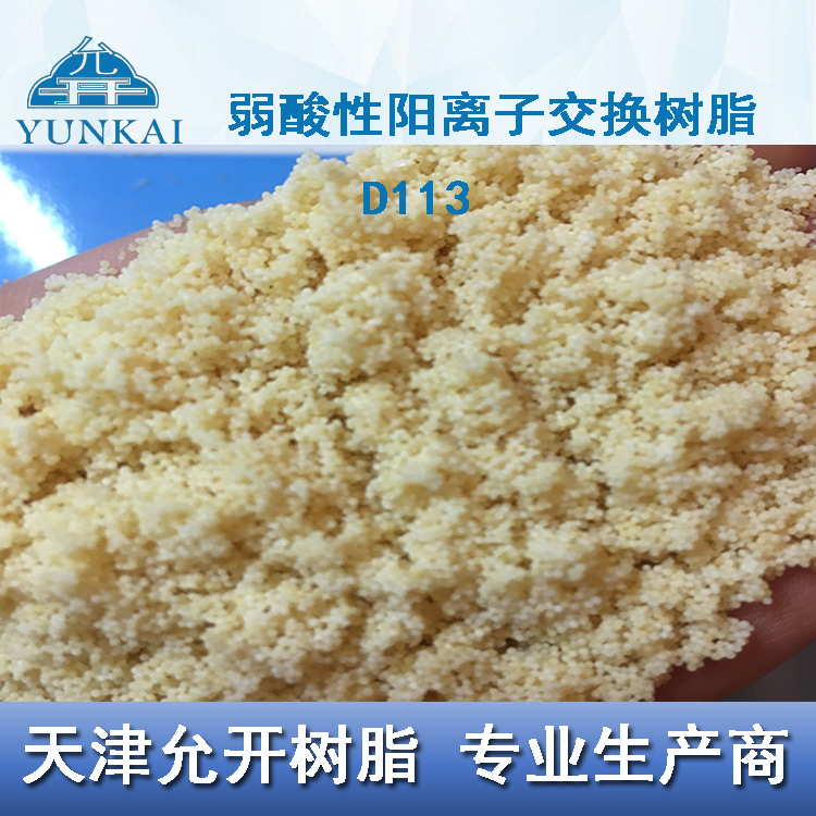 D113 大孔阳树脂 大孔弱酸离子交换树脂 废水处理树脂 厂家批发