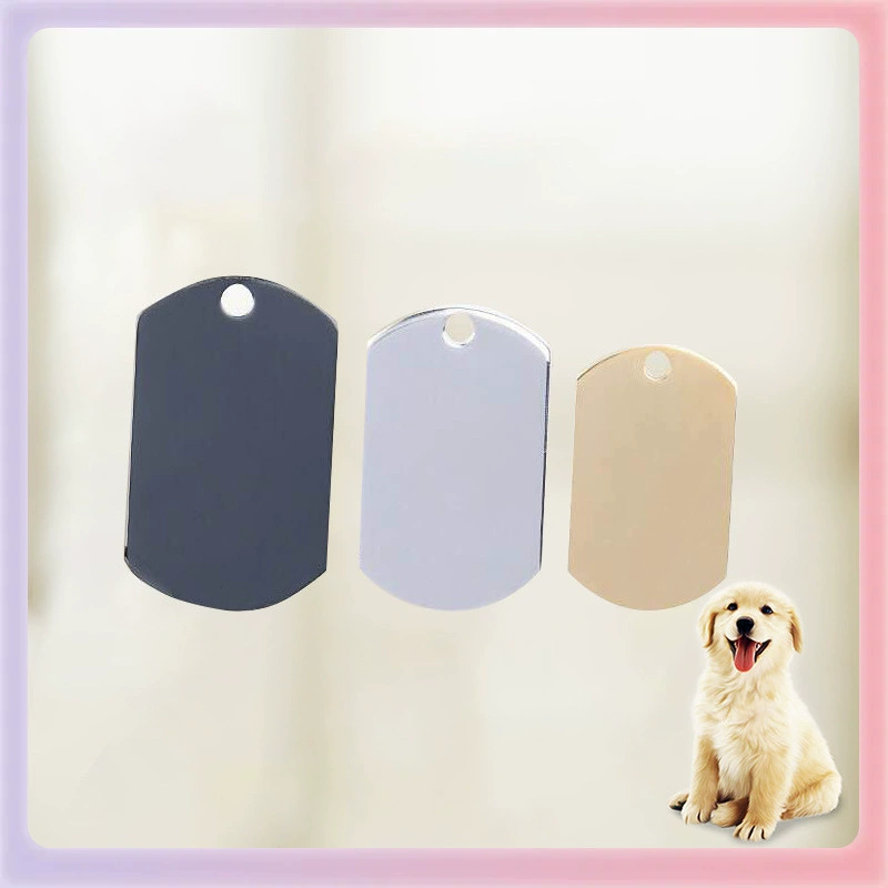 ✅Нержавеющая сталь военный бренд ювелирные изделия ожерелье металлическая бирка аксессуары лазерная гравировка логотипа список титановой стали собаки