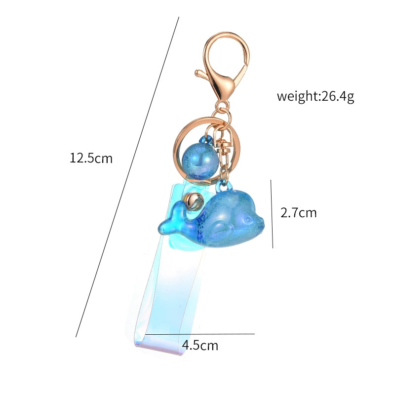 Cartoon cute acrylic keychain, слот-машина, кукла, дельфин, оптовая продажа