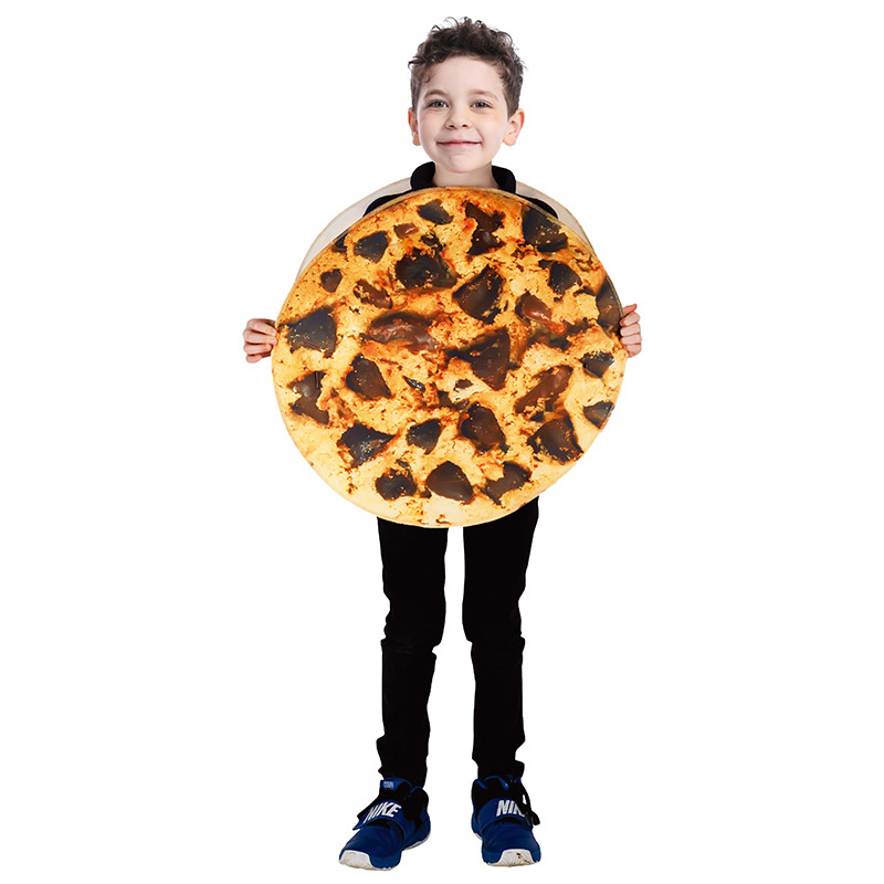 Nueva parodia galleta traje de los niños de la etapa de cosplay traje de rendimiento ropa de fiesta juego de rol