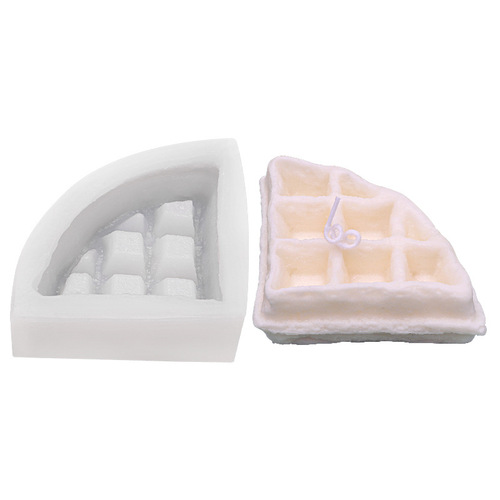 Wafer cake sugar silicone mold DIY aromatic candle chocolate baking mold wholesale