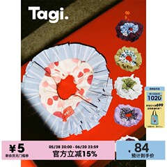 Tagi.ペインタードーナツ二層レースチェック柄ヘアバンドヘアアクセサリーヘッドバンド
