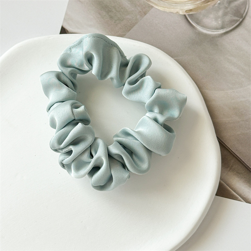 10g Weight Hair Tie Hair Accessories Type 1 Piece Quantity Holiday, Daily Occasion Solid Color Pattern Women's Gender Simple Style Style New High Elastic Simple Solid Color Large Intestine Ring Summer Ponytail Bandeau Head Rope Rubber Band Three State Recommend Hair Ring 9