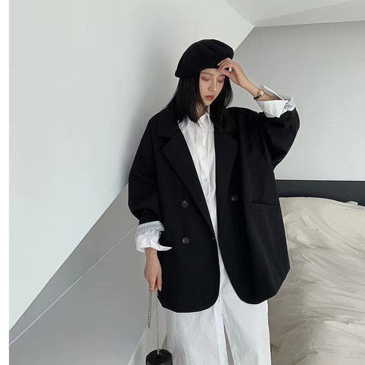 西装外套女春秋短款韩版英伦风设计感小众小个子休闲网红西服爆款|undefined