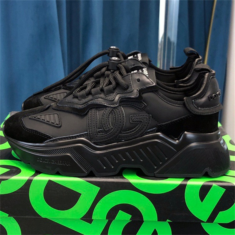 Estación Europea plataforma de punta redonda con cordones color a juego deportes zapatos casuales de las mujeres de estilo coreano todos los partidos zapatos de papá de moda DG2023 Nuevo