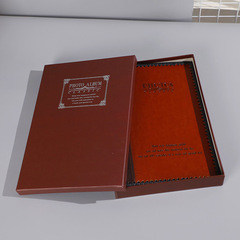 跨境diy相冊皮革復古覆膜粘貼式photo album家庭影樓照片收納相薄