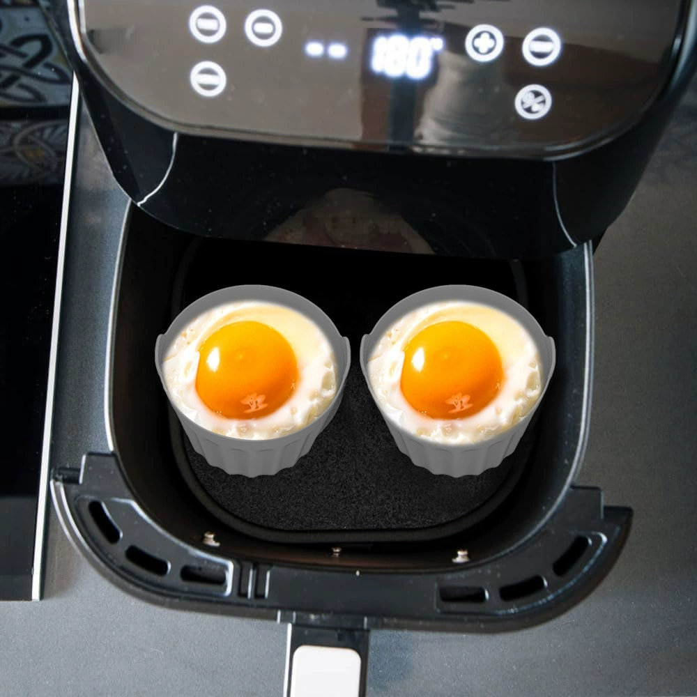 Amazon New Product Air Fried Cup Baking Cup Silicone Billing Plate Moved Cup Baking Cake Mold Egg Tart Mold