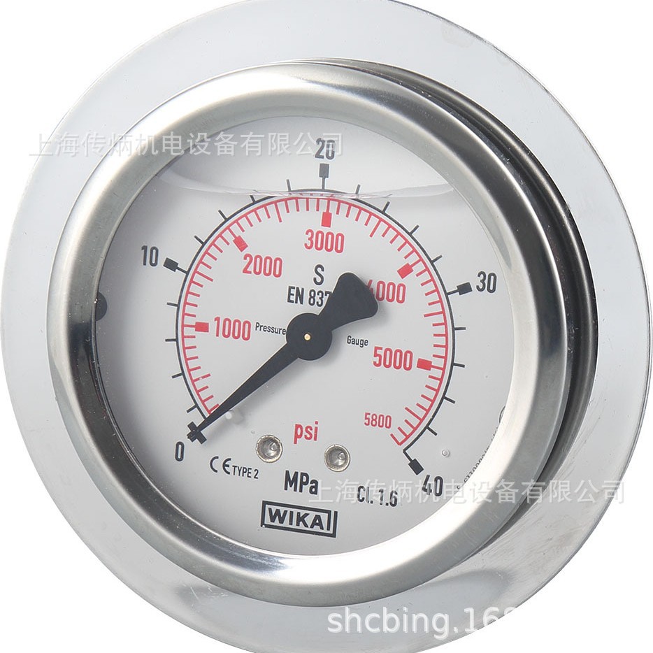 威卡压力表，WIKA 充油耐震压力表213.53.063机械压力表
