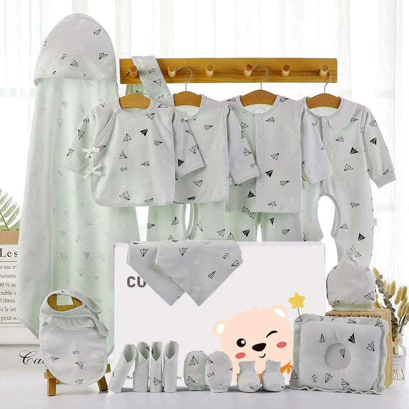 Подарочная коробка Baby Gift Box Set, 18–22 предметов одежда для новорожденных унисекс демисезонная, подарочная коробка со стеклом