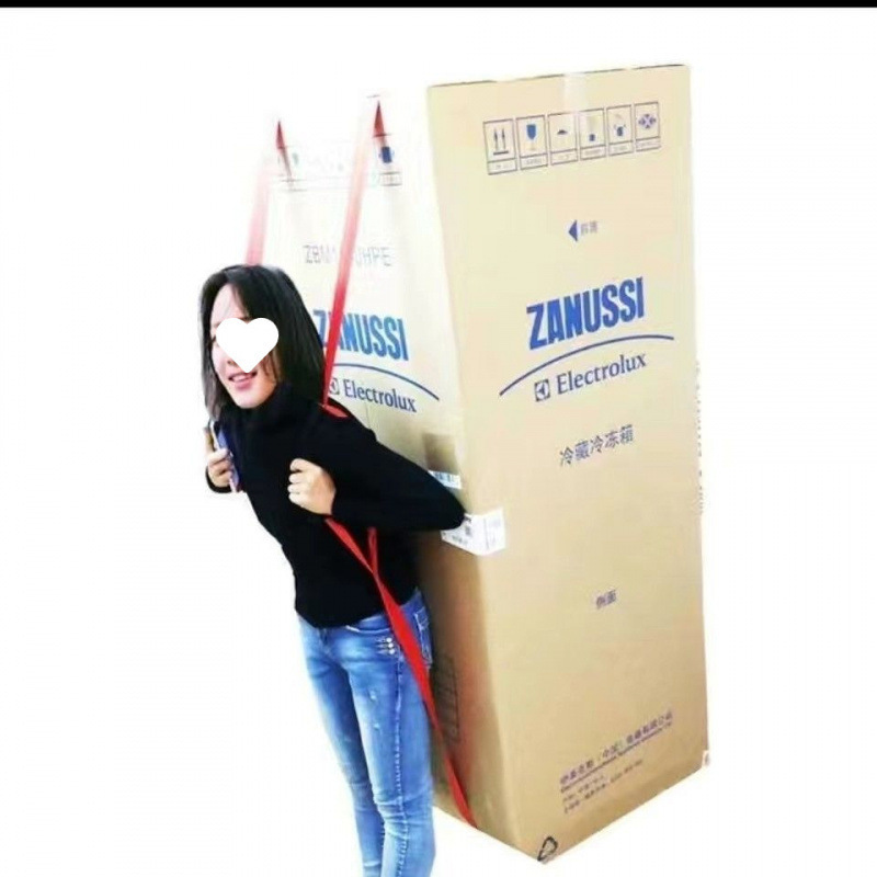 重い荷物を運ぶ道具、一人で下りるロープ、省力洗濯機ストラップ、家具、冷蔵庫の背もたれを運ぶ|undefined