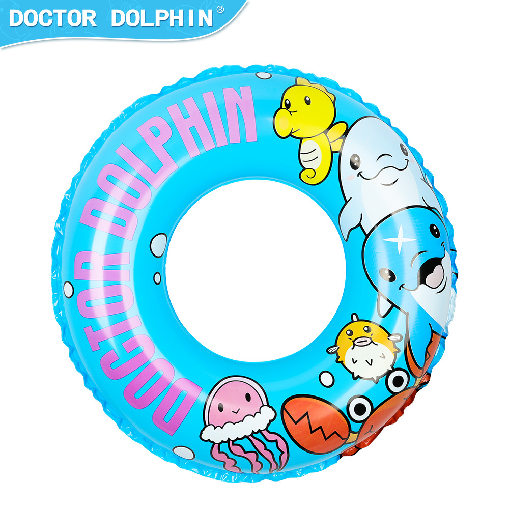 Doctor Dolphin | Anillo de natación inflable para niños PVC engrosado anillo de natación redondo