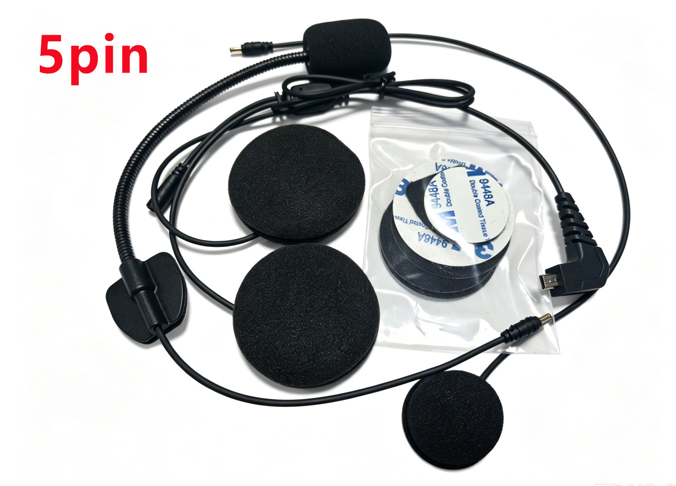 5-pin/8-pin interface dedicated motorcycle helmet Bluetooth headset with high-definition sound quality and noise reduction helmet intercom headset