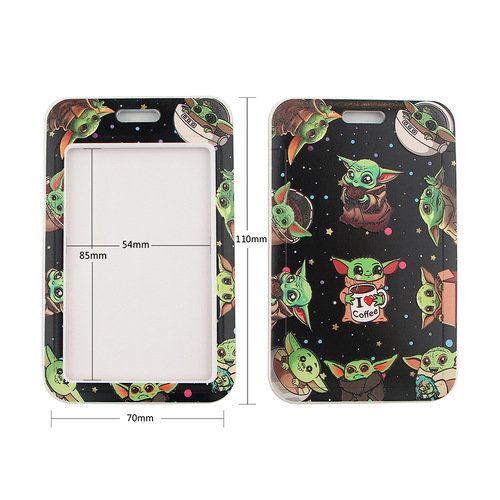 Battle of the Planets mobile phone lanyard card holder bus card factory brand work ID card campus card anti-lost pendant