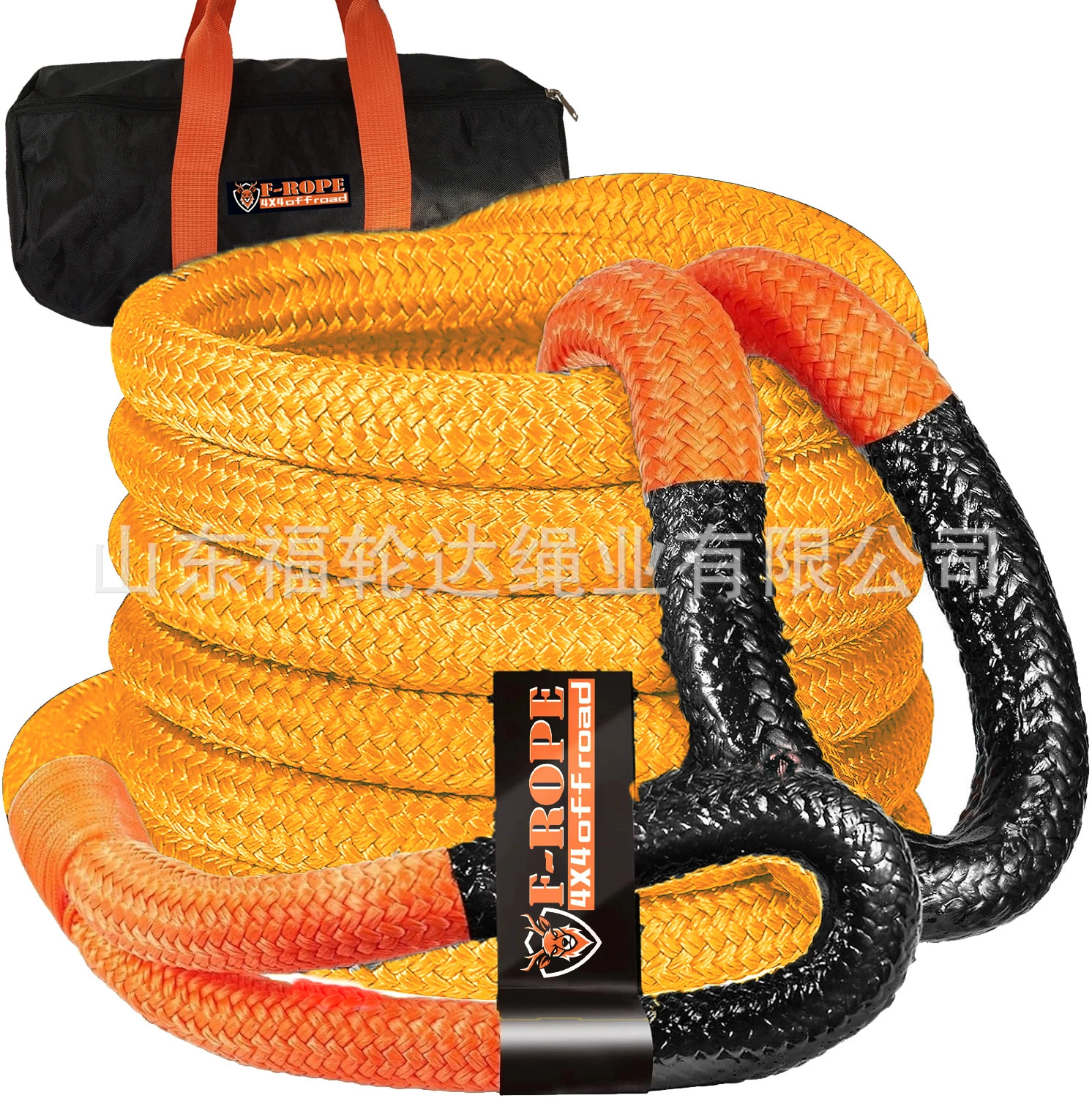 Трос для автомобильного прицепа, эластичный нейлоновый трос для восстановления кинетической энергии, спасательный трос, новая модель, производитель, большая тоннажность