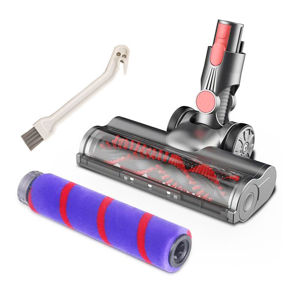 Adecuado para Dyson aspiradora cabeza aspiradora accesorios para el piso cepillo cabeza de succión eléctrica cabeza piso alfombra rodillo cepillo