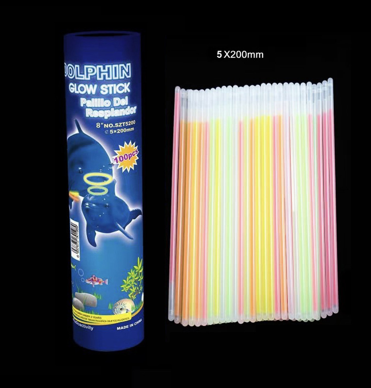 Colorido fluorescente palo fluorescente danza juguete luminoso pulsera fluorescente palo luminoso Internet celebridad concierto accesorios del partido