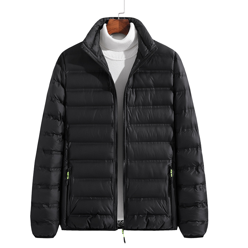 Transfronterizos otoño y invierno de algodón para hombres nueva chaqueta de algodón de moda coreana de cuello corto abrigo de algodón casual abrigo superior