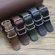 NATO Crack Watch Strap Accessories A Long Thick Leather Strap Unisex