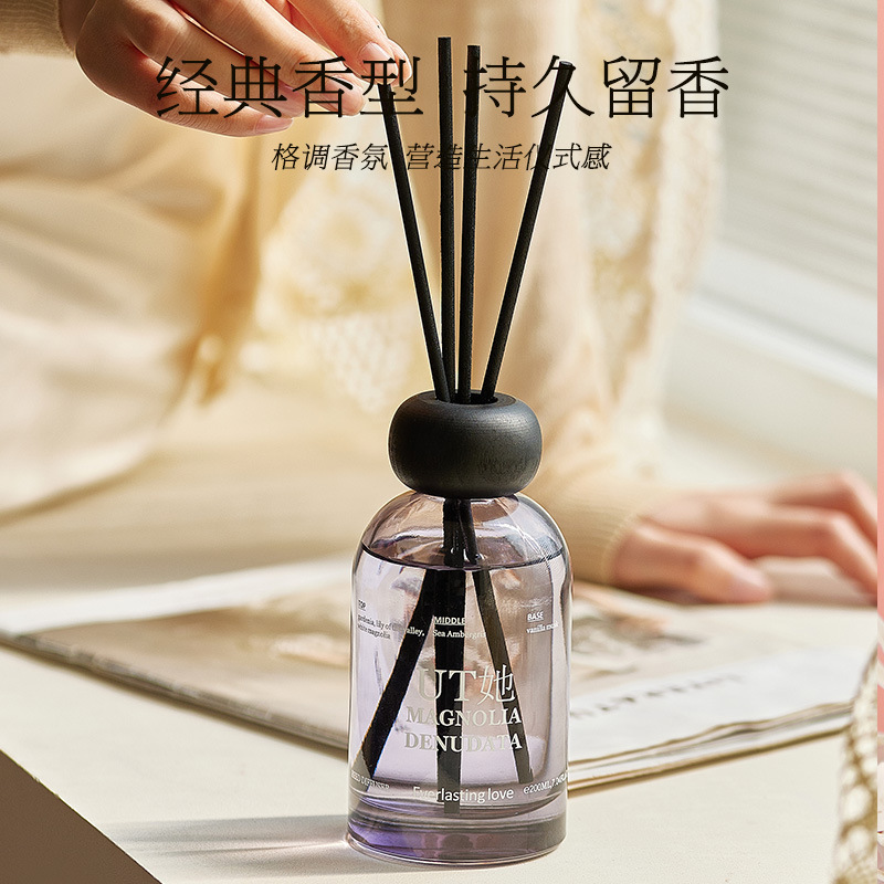 Aceite esencial aromático sin fuego UTA aromático aromático refrescante de aire duradero habitaciones domésticas baños inodoros de gran capacidad de expansión