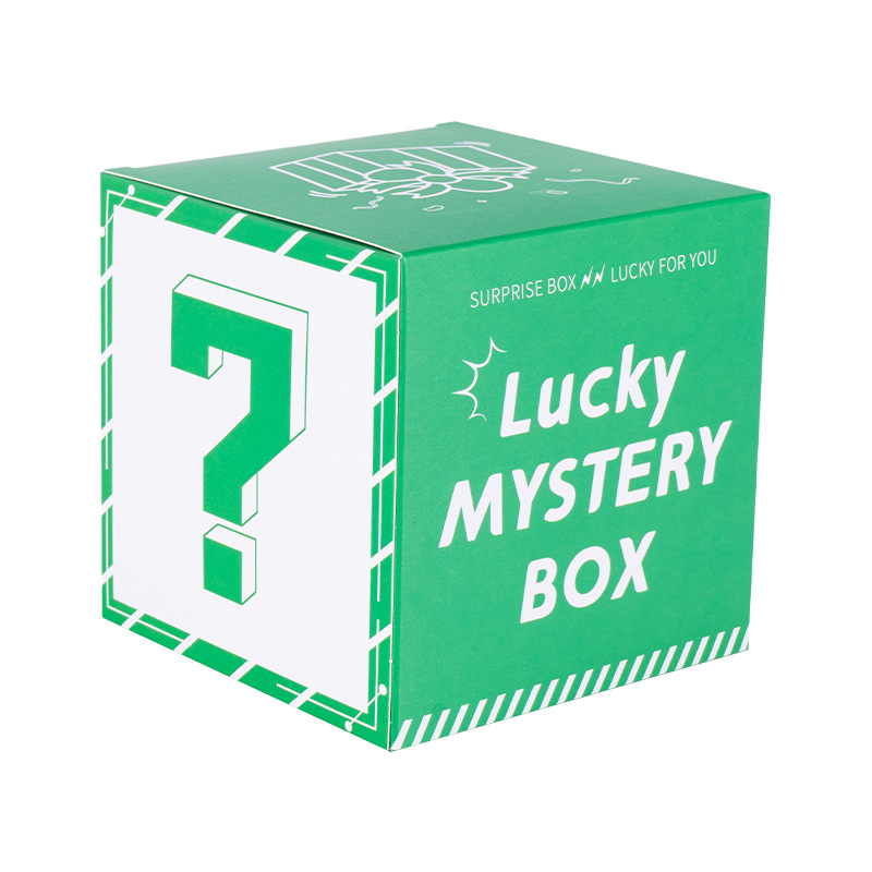 Caja ciega de la suerte, caja vacía, caja vacía al por mayor, caja ciega vacía creativa, caja vacía, actividades sorpresa festivas, regalos para niños