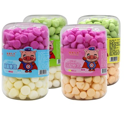 Pig captain Fruits and vegetables yogurt peas Baby 6 snacks Small bread Entrance 24g