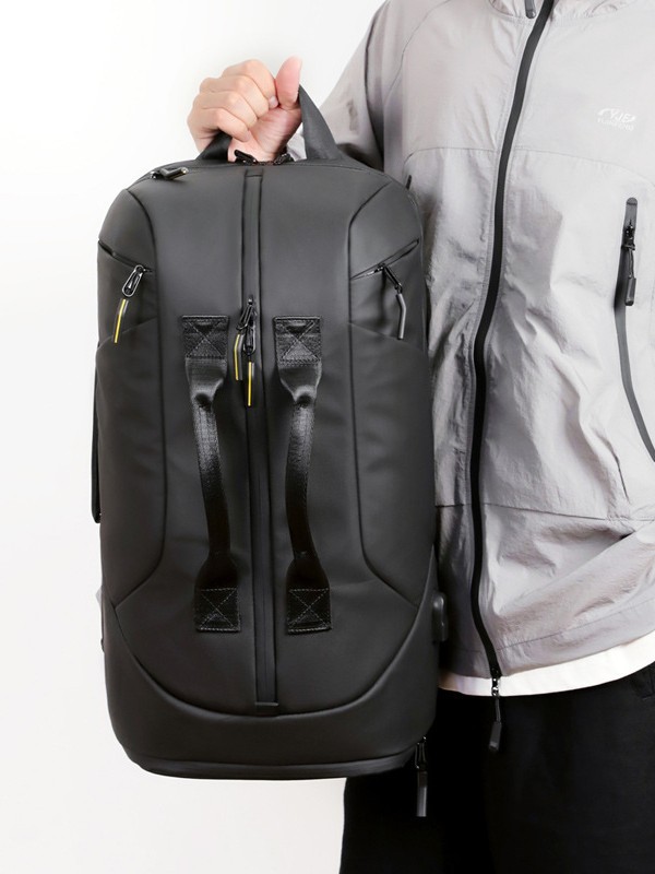 Nueva bolsa de viaje portátil, mochila de gran capacidad, mochila multifuncional para hombres, mochila de computadora de hombro de negocios