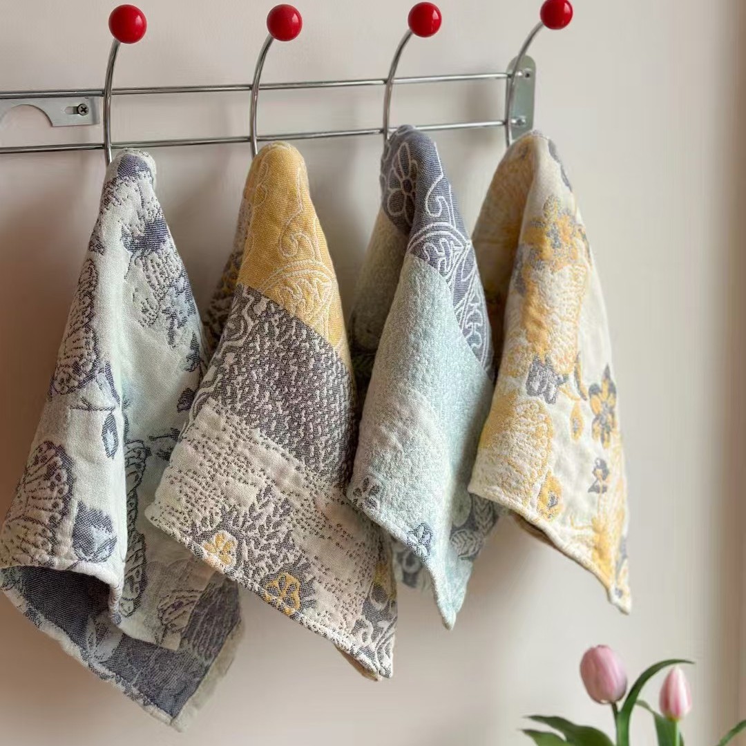 Internet Celebrity New Soft Washed Cotton Kidsren's Towel Pure Cotton Gauze Baby Towel Household Absorbent Cartoon Category a