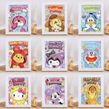 三丽鸥钻石画库洛米儿童手工diy钻石贴画草莓熊砖石画礼品批发