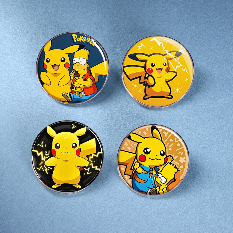cartoon cute badge